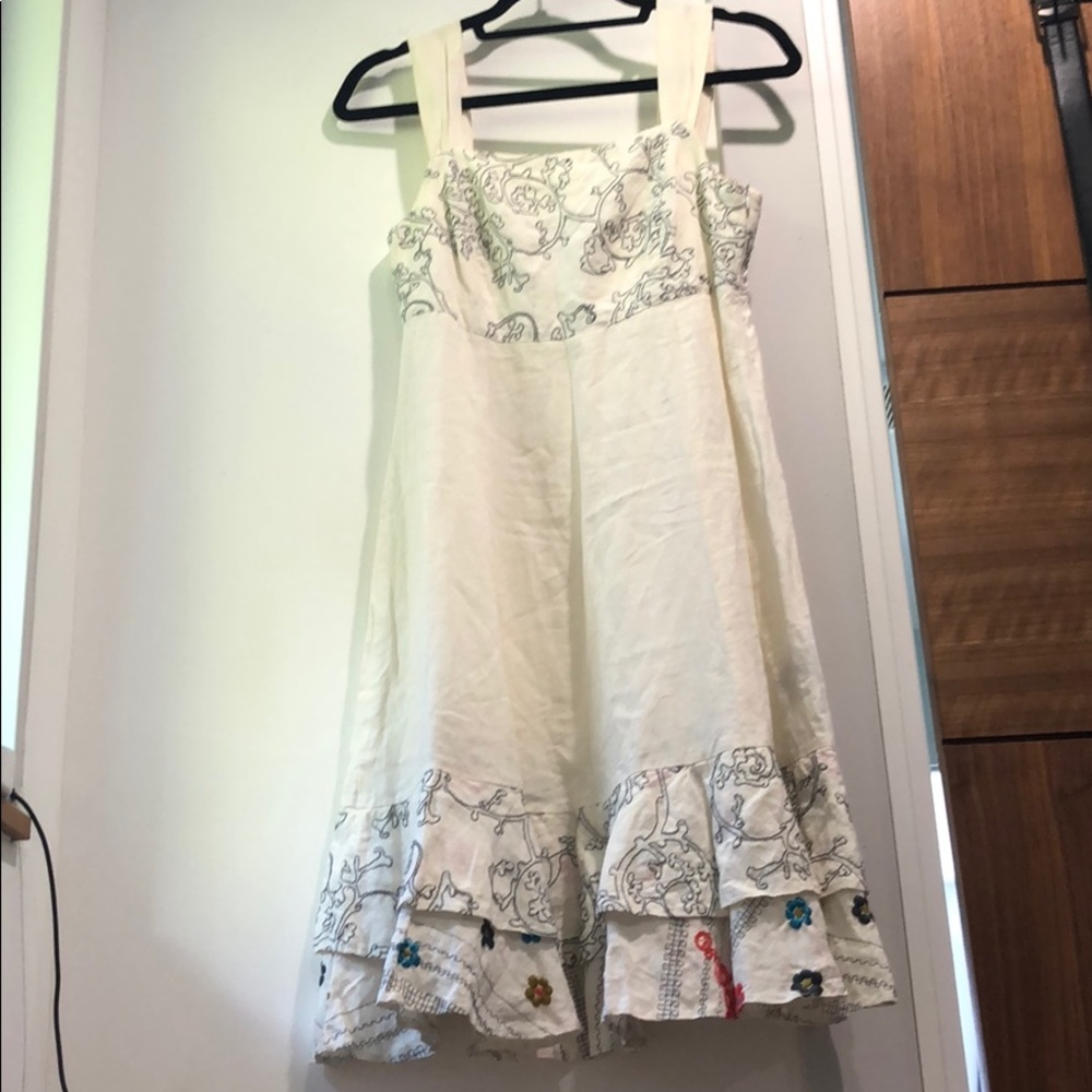 Summer linen dress made by IVKO .